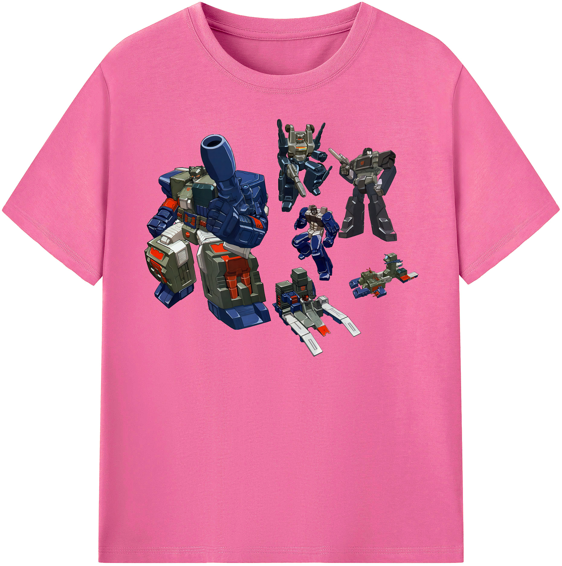 （画像用） Transformers トランスフォーマー レディースカジュアルプリントTシャツ（綿100％）